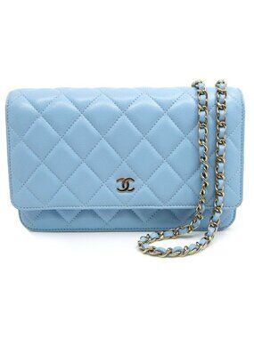 Chanel Timeless Classic Quilted Chain Wallet Shoulder Bag Ap0250